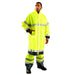 OccuNomix LUX-TJRE Premium Breathable Waterproof Rain Jacket, Calf Length, Class 3, Yellow - BHP Safety Products