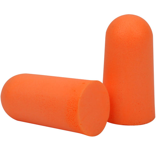 PIP Mega Bullet Disposable Soft Polyurethane Foam Ear Plugs, Uncorded - NRR 32 - 200 Pair/Box - BHP Safety Products