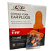 PIP Mega T-Fit T-Shape Disposable Soft Polyurethane Foam Ear Plugs, Corded - NRR 32 - 100 Pair/Box - BHP Safety Products
