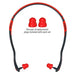 PIP Red/Gray Banded Ear Plugs - Polyurethane Foam - NRR (Noise Reduction Rating) 24 - BHP Safety Products