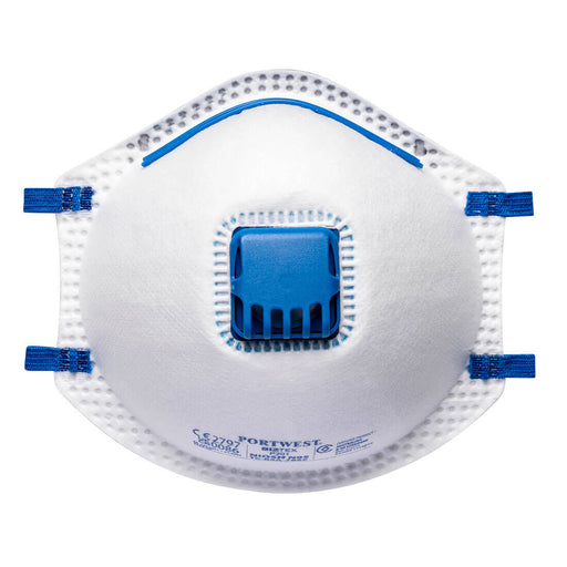 Portwest N95 Particulate Respirator with Valve, P201 (10 Masks per Box) - BHP Safety Products