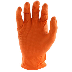 48 Pieces Orange Nitrile Work GloveS-xl - Working Gloves - at 