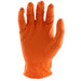 PosiShield Disposable Nitrile Gloves, Powder Free with Textured Grip, 7 MIL, Hi-Vis Orange - BHP Safety Products