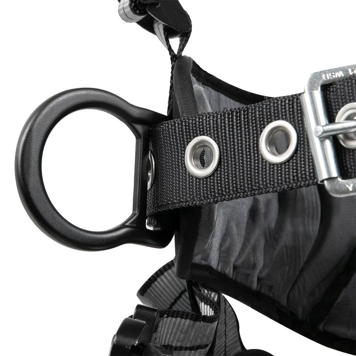 PRO+ Slate Construction Harness with Quick Connect Chest Buckle, Leg and Shoulder Padding - BHP Safety Products