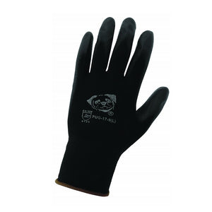 Work Gloves: Small, Polyurethane-Coated Nylon, General Purpose