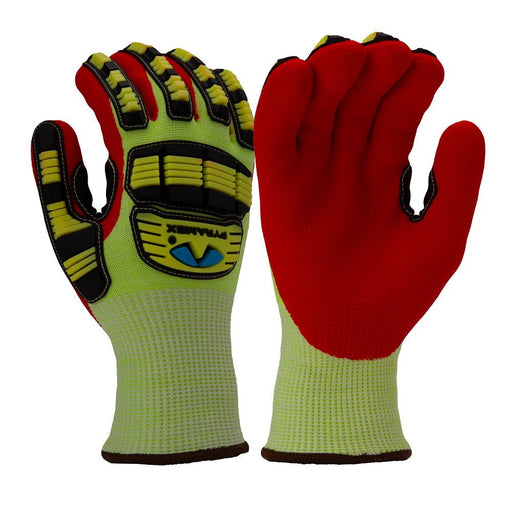 Pyramex Double Dipped Nitrile Coated Insulated Cut Resistant Work Gloves GL612C (12 Pair) - BHP Safety Products