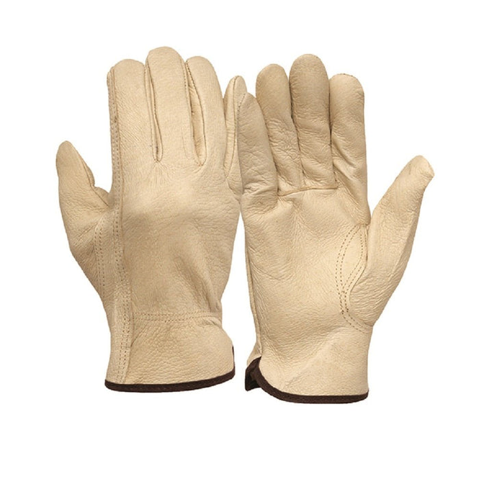 Pyramex Grain Pigskin Leather Driver Gloves GL4001K (12 Pair) - BHP Safety Products
