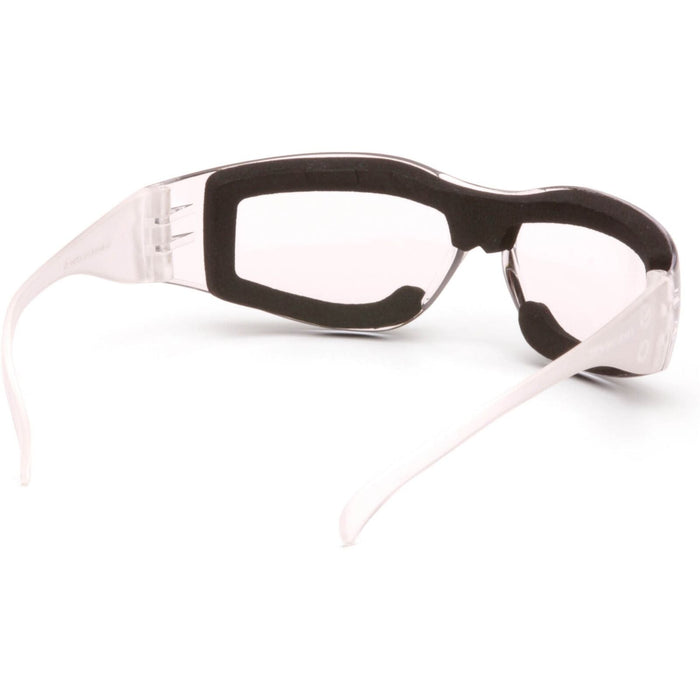 Pyramex Intruder Safety Glasses with Full Foam Padding, Clear Anti-Fog Lens, S4110STFP, 1 Pair - BHP Safety Products