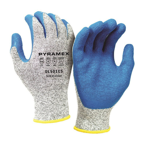 Pyramex Latex Coated Cut Resistant Gloves GL501C5 (12 Pair) - BHP Safety Products