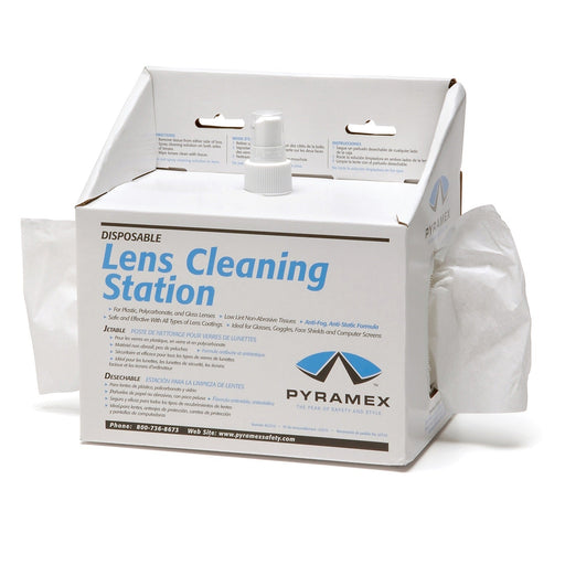 Pyramex LCS10 Disposable Lens Cleaning Station - BHP Safety Products