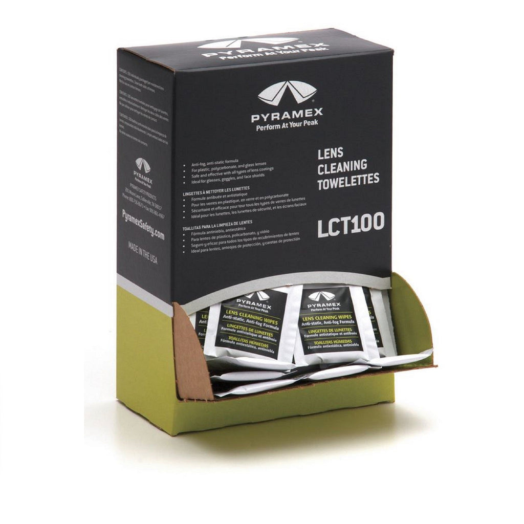 Pyramex LCT-100 Lens Cleaning Towelettes — BHP Safety Products