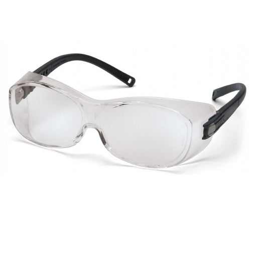 Pyramex OTS (Over-the-Spectacle) Safety Glasses, Clear Lens with Black Temples, S3510SJ - BHP Safety Products
