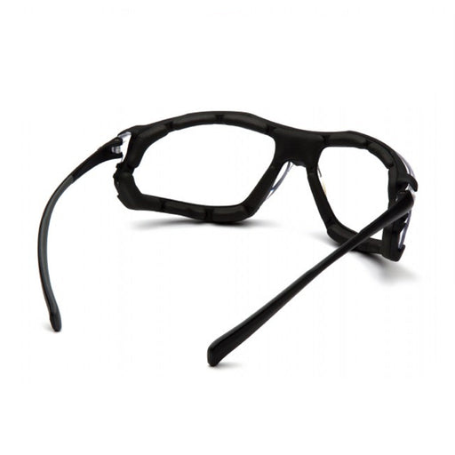 Pyramex Proximity Foam Padded Safety Glass with H2X Anti-Fog Lens, Black Frame - BHP Safety Products
