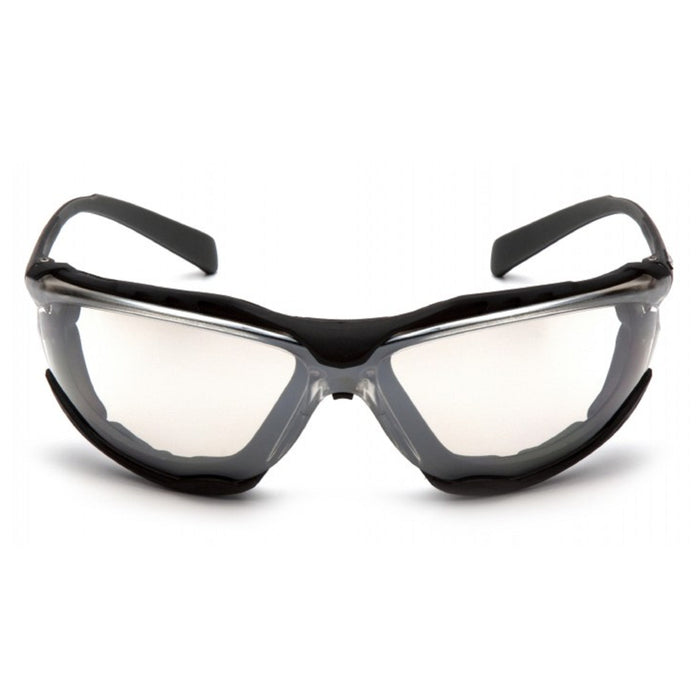 Pyramex Proximity Foam Padded Safety Glass with H2X Anti-Fog Lens, Black Frame - BHP Safety Products