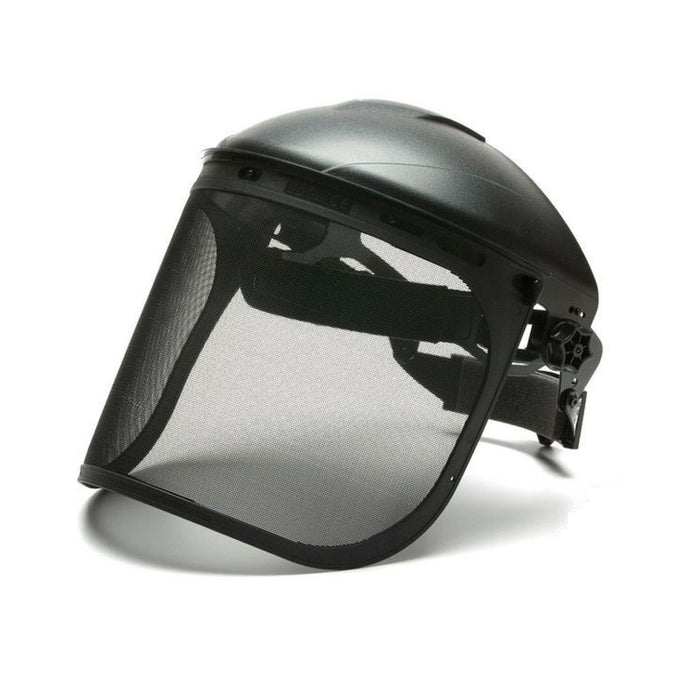 Pyramex S1060 Steel Wire Mesh Face Shield and HGBR Headgear Kit - BHP Safety Products
