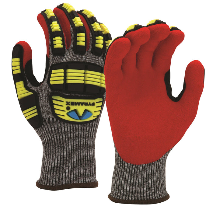 Pyramex GL609C Sandy Nitrile Gloves