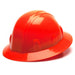 Pyramex SL Series Hard Hat, Full Brim, 4 Point Ratchet Suspension - 1 Each - BHP Safety Products