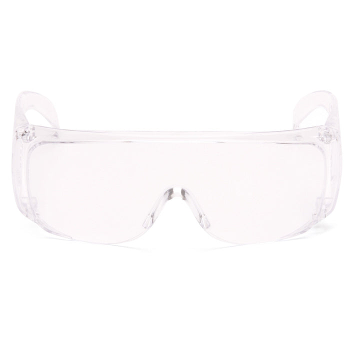 Pyramex Solo Safety Glasses, Vented Temples, Clear Lens, S510S, 1 Pair - BHP Safety Products