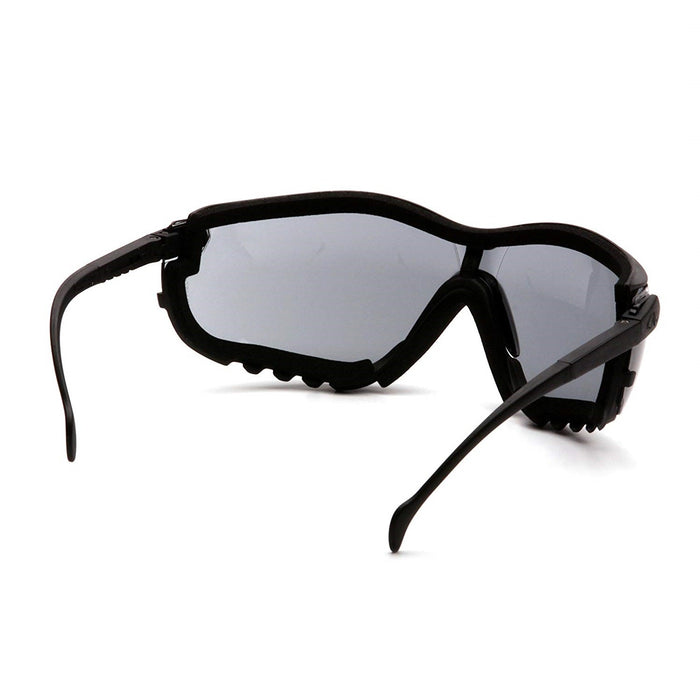 Pyramex V2G Hybrid Safety Glasses/Goggle with Interchangable Temples and Head-Strap, H2X Anti-Fog Coating - BHP Safety Products