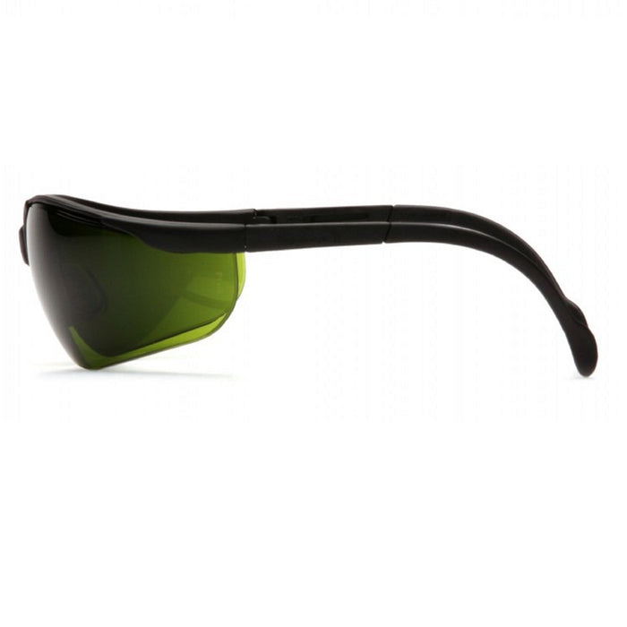 Pyramex Venture II Safety Glasses Black Frame with IR (Infrared) Filter Lens - BHP Safety Products