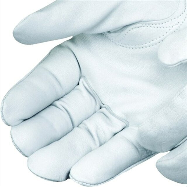 Quality Grain Goatskin Leather Driver Gloves with Keystone Thumb, 6827 (1 Pair) - BHP Safety Products
