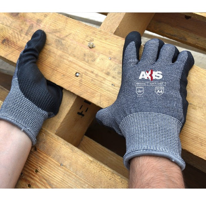 Radians RWG560 AXIS ANSI Cut Protection Level A4 PU Coated Work Glove - BHP Safety Products