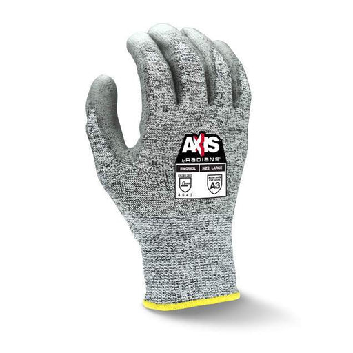 Radians RWG562 AXIS ANSI Cut Protection Level A4 Polyurethane Coated Work Glove - BHP Safety Products
