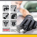RAVEN Nitrile Exam Grade Disposable Gloves, Black, 7 mil, 100 Gloves per Box - BHP Safety Products