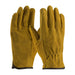 Regular Grade Split Cowhide Leather Drivers Glove with Straight Thumb, Brown, 8440 - BHP Safety Products