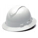 Ridgeline Full Brim Hard Hat with 4-Point Ratchet Suspension - BHP Safety Products