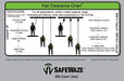Safewaze FS-FSP1411-W Web Retractable Lifeline, 11' Length with Locking Snap Hook - BHP Safety Products