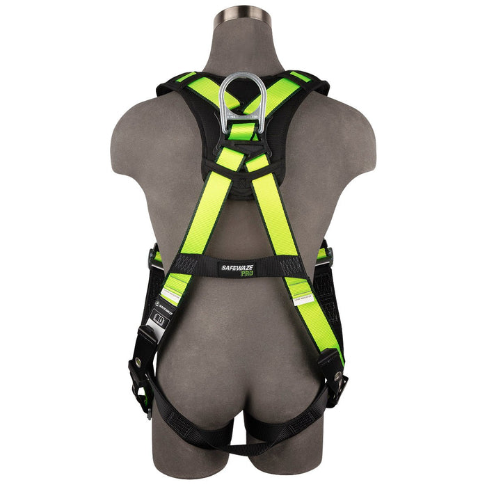 Safewaze FS185 Pro Vest Padded Harness with Grommet Leg Straps - BHP Safety Products