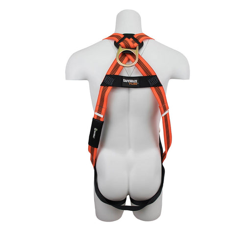 Safewaze FS99280-E V-Line Ecomomy Harness with Single D-Ring Universal Fit - BHP Safety Products