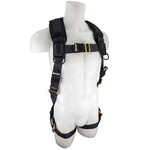 Safewaze SW99280-HW Pro Vest Padded Harness Heavyweight with Grommet Leg Straps, Size 3X/4X - BHP Safety Products