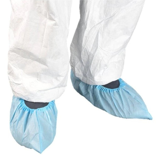 Shoe Covers, Large, Super Sticky, Blue, 300/Case - BHP Safety Products