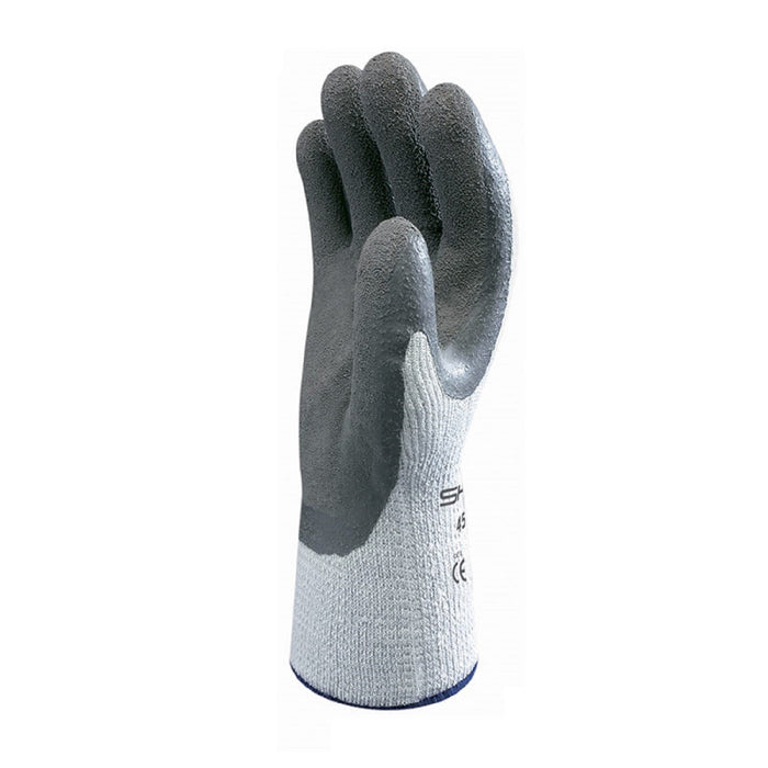 Showa 451 Palm-Dipped Rubber Coating Work Gloves with 10 Gauge