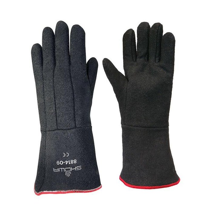 Showa 8814 - 14" Black CharGuard Non-Woven Lined Heat Resistant Gloves (1 Pair) - BHP Safety Products