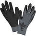 Showa Atlas 300BL Palm-Dipped Rubber Coating Work Gloves, Black - BHP Safety Products