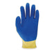 Showa Atlas KV300 ANSI A3 Kevlar Cut Resistant, Palm-Dipped Rubber Coated Work Gloves, Blue/Yellow - BHP Safety Products
