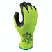 Showa S-TEX 300 Rubber Palm Dipped Work Gloves with Stainless Steel Kevlar Liner, ANSI A4 Cut Resistant, Hi-Vis - BHP Safety Products