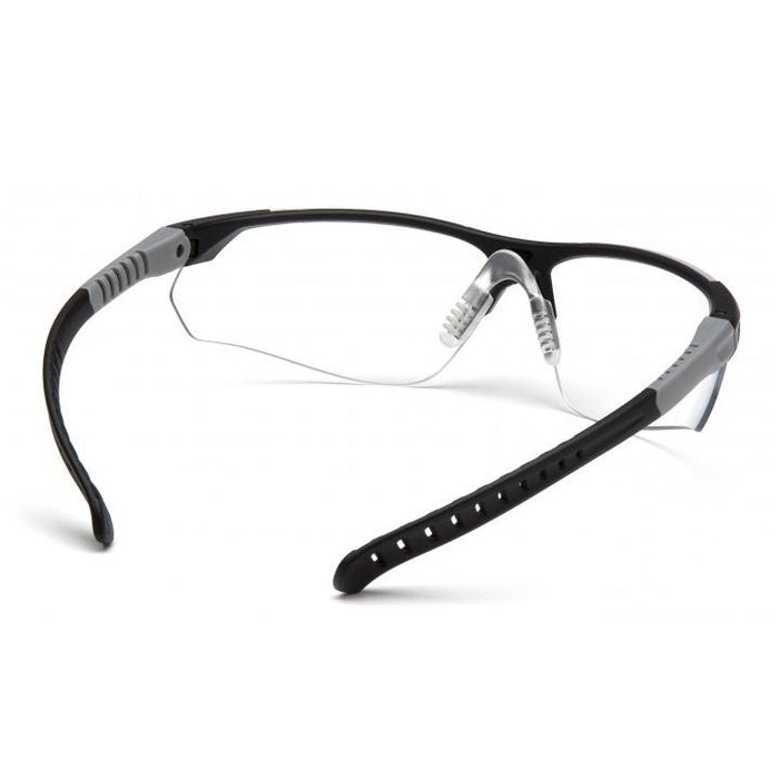 Sitecore Safety Glass, Clear H2MAX Anti-Fog Lens with Black and Gray Temples, SBG10110DTM, 1 Pair - BHP Safety Products