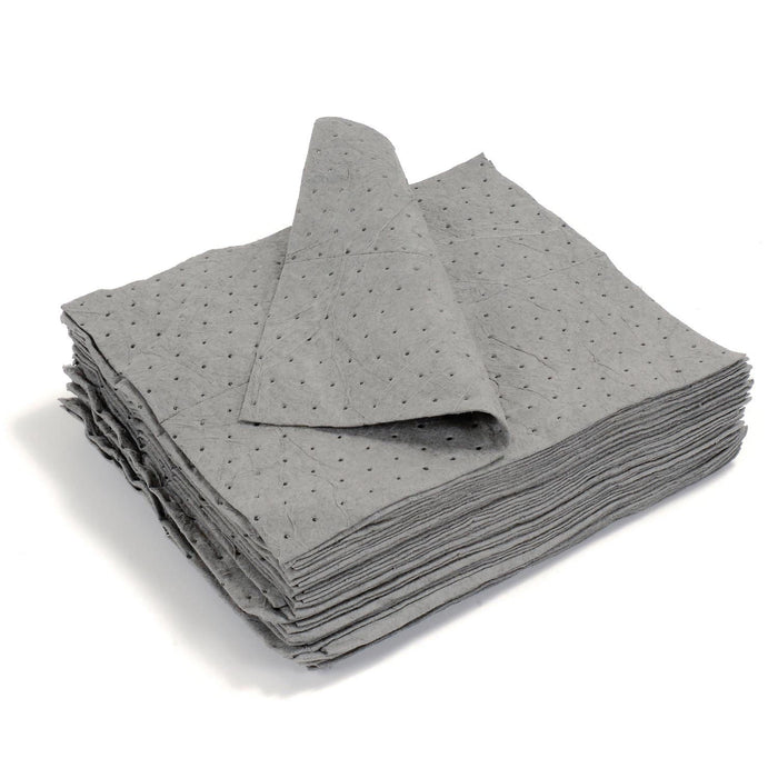 Universal Bonded Absorbent Pads, Gray, 15″ x 17″, 100 Pads per Bale, UQ100 - BHP Safety Products