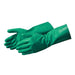 Unlined 13" Green Nitrile Glove, Large, 1 Pair - BHP Safety Products