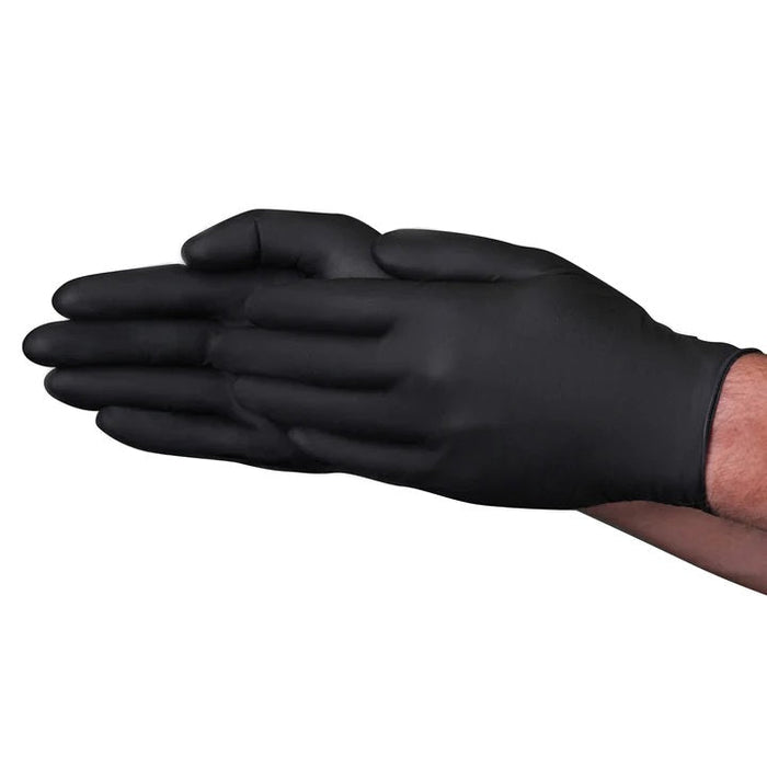 VGuard A19A3 Black Nitrile Powder Free Exam Gloves, 7 MIL (100 Gloves per Box) - BHP Safety Products