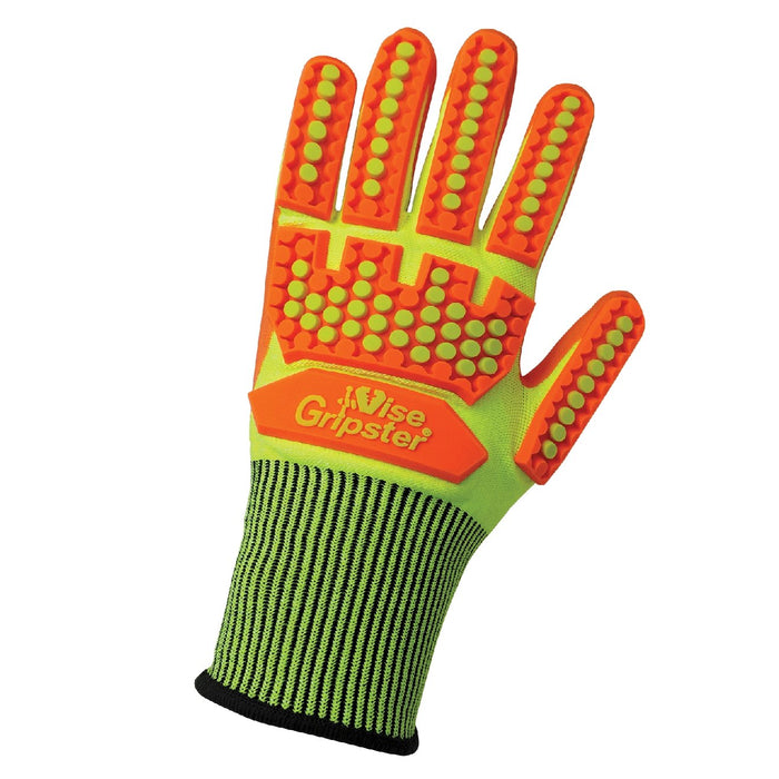 Vice Gripster C.I.A. ANSI A4 Cut, Impact and Puncture Resistant Gloves, Hi-Vis, CIA998MF - BHP Safety Products