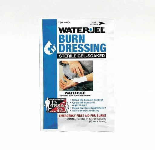 Water Jel 66044 Burn Dressing, 4" x 4", 1 Each - BHP Safety Products