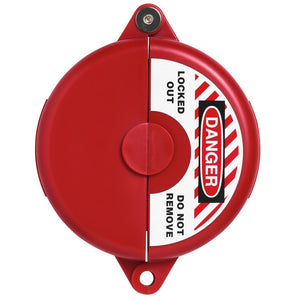 Wheel Valve Lockout Cover V305, Fits Valve Handles from 2-1/2" Up To 5" Diameter - BHP Safety Products