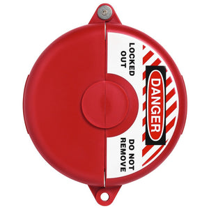 Wheel Valve Lockout Cover V307, Fits Valve Handles from 5" Up To 6-1/2" Diameter - BHP Safety Products
