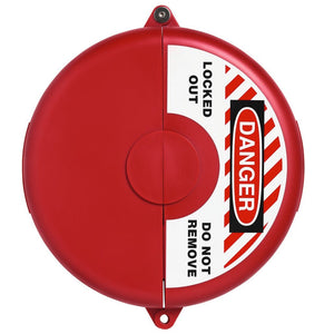 Wheel Valve Lockout Cover V310, Fits Valve Handles from 6-1/2" Up To 10" Diameter - BHP Safety Products