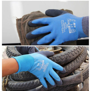 Wonder Grip WG-318 Aqua, 100% Waterproof Work Gloves, Double Dipped La –  BHP Safety Products
